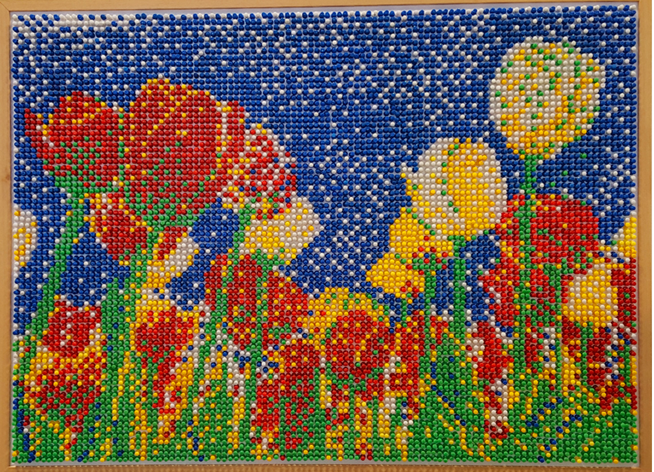 Pin Art Event. Interavtive enagaing art for public