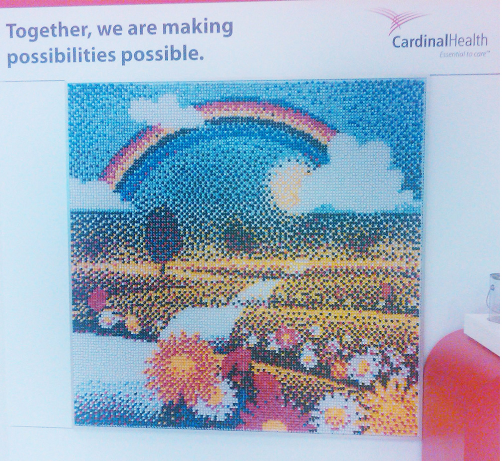 Pin Art - Business branding tradeshow
